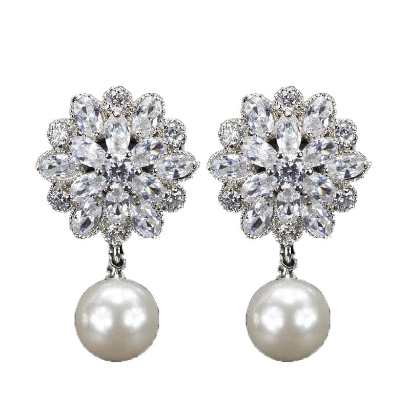 Ice prism micro-set zircon earrings - URBAN METRO