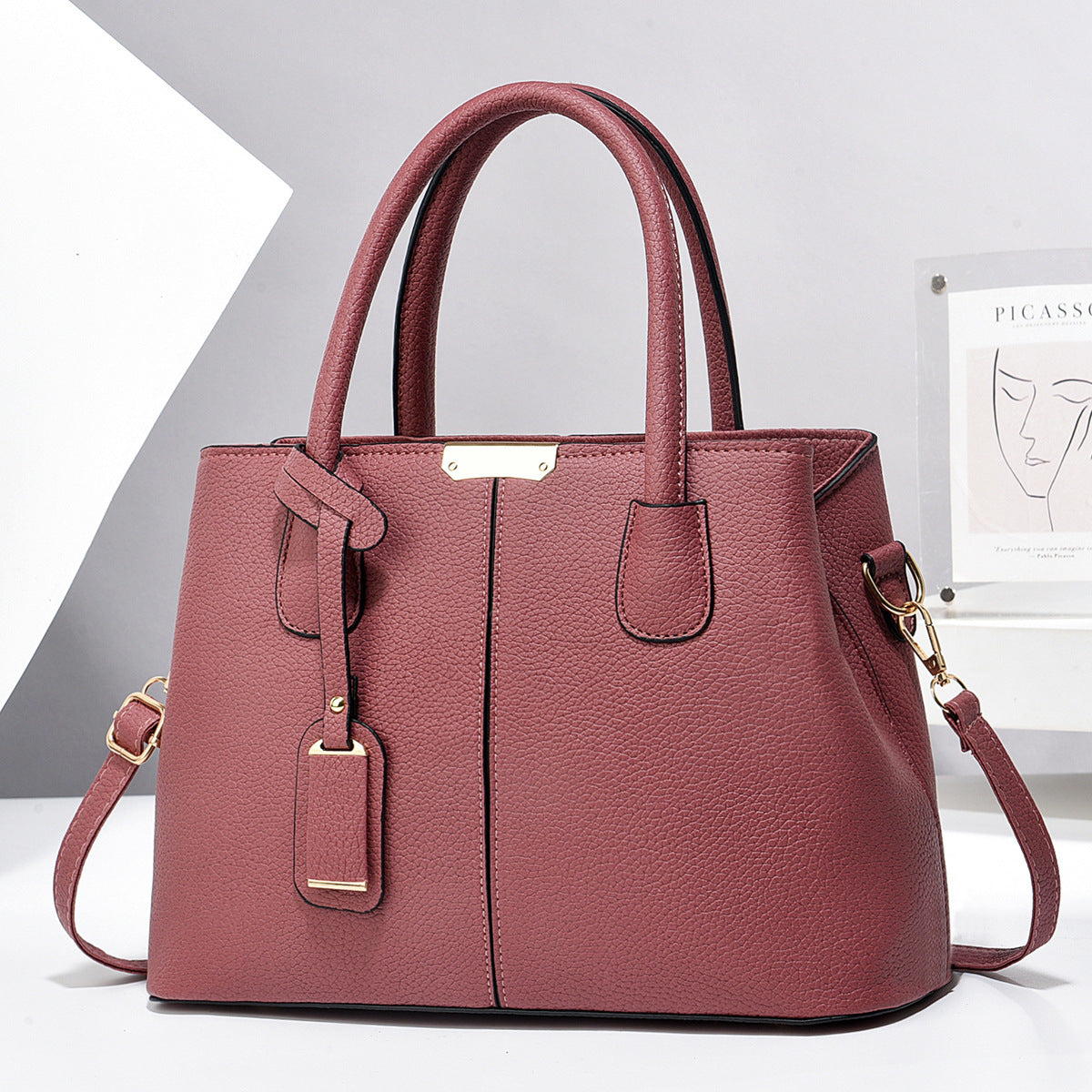 Women PU Leather Handbags Ladies Large Capacity Tote Bag Female Square Shoulder Bags New Fashion Crossbody Bags - URBAN METRO
