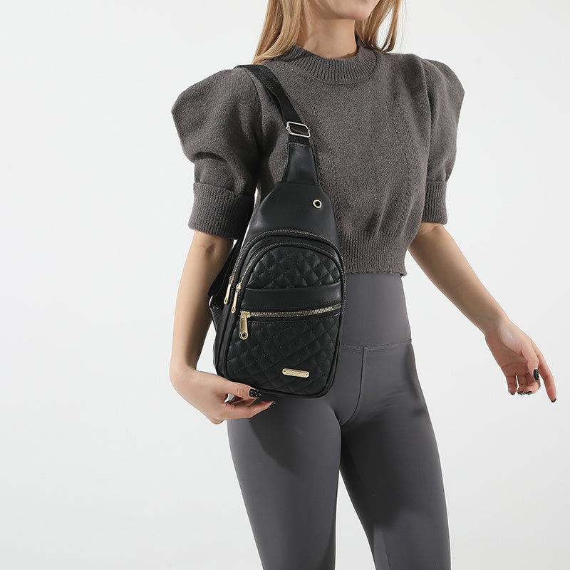 Storage Bag & Travel Bag Small Sling Bag Crossbody Chest Shoulder Water Resistant Sling Purse One Strap Travel Bag For Men Women Boys With Earphone Hole - URBAN METRO