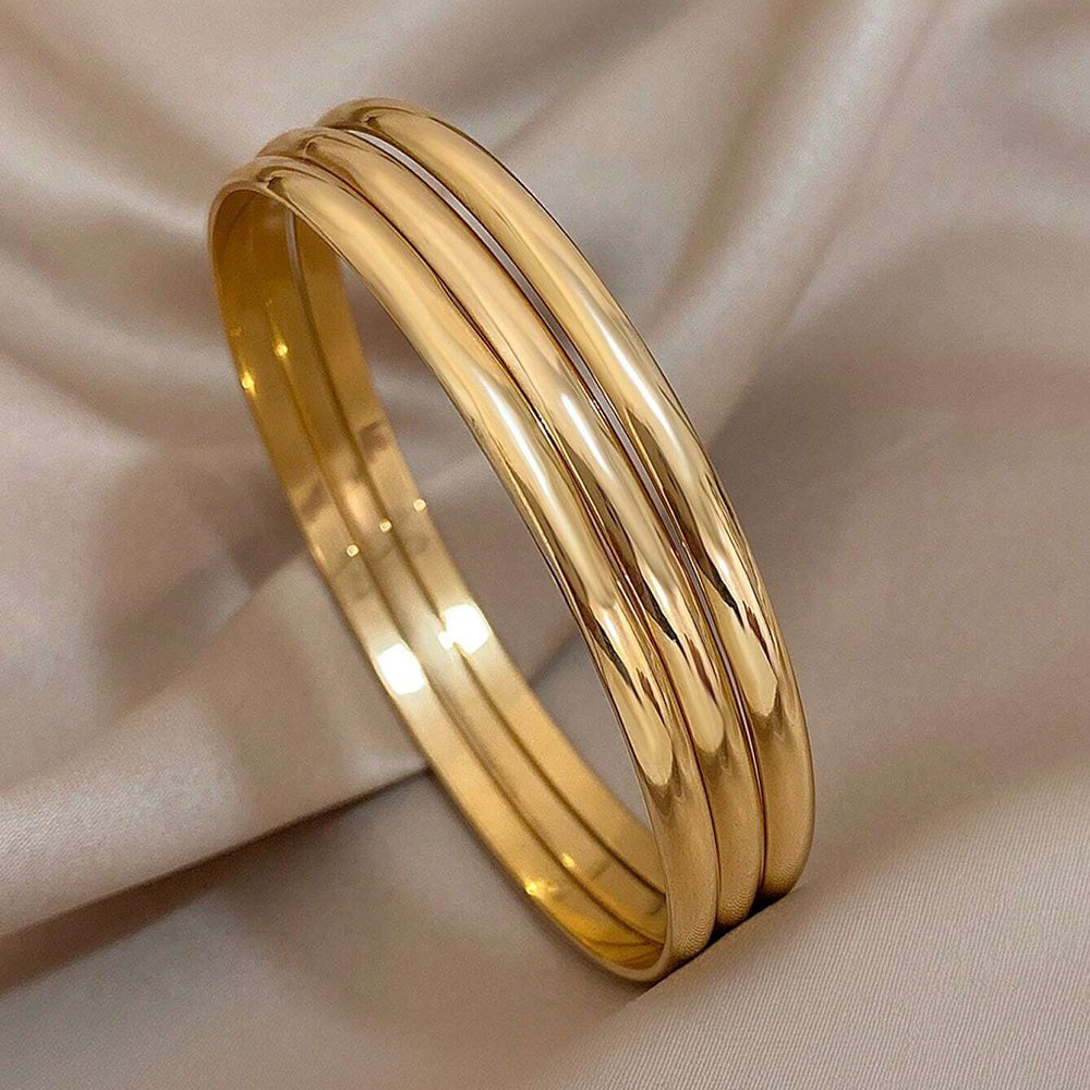 4pcs Minimalist Personalized Elemental Circle Copper Bracelet - URBAN METRO