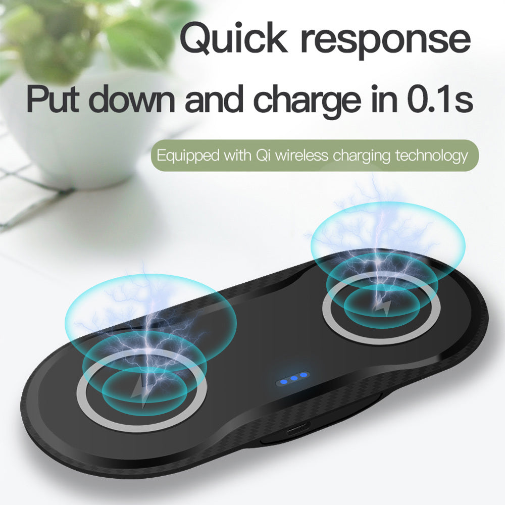 Wireless Charger Dual Mobile Phone Charger - URBAN METRO