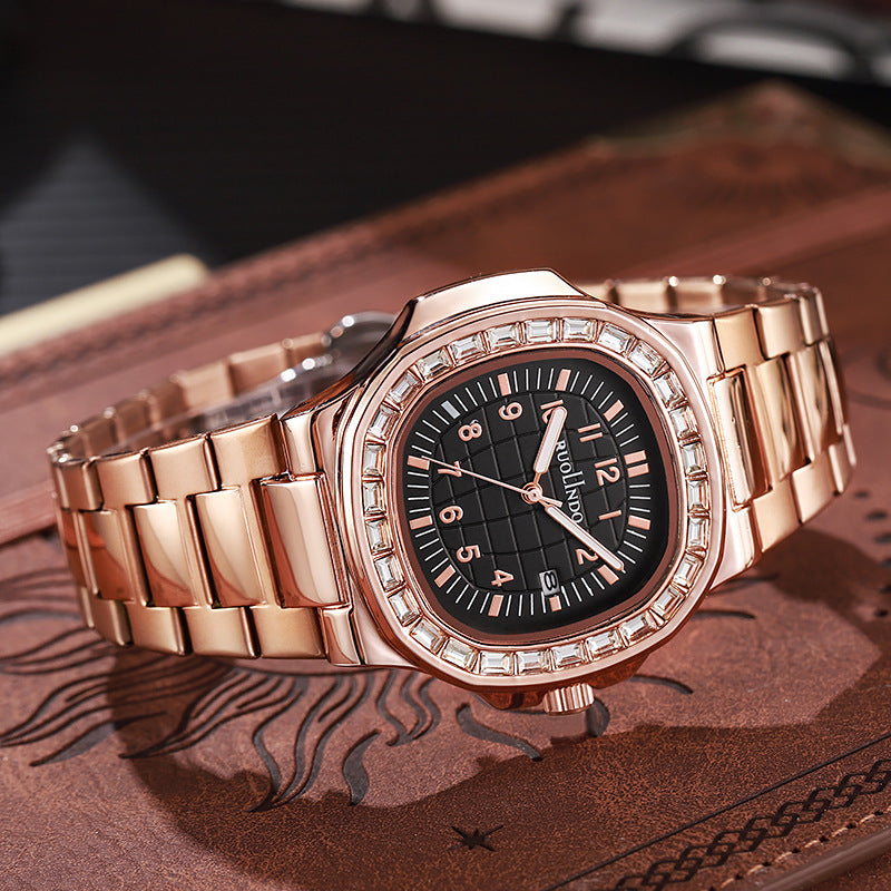 Double Calendar Advanced Stainless Steel Luminous Men's Watch - URBAN METRO