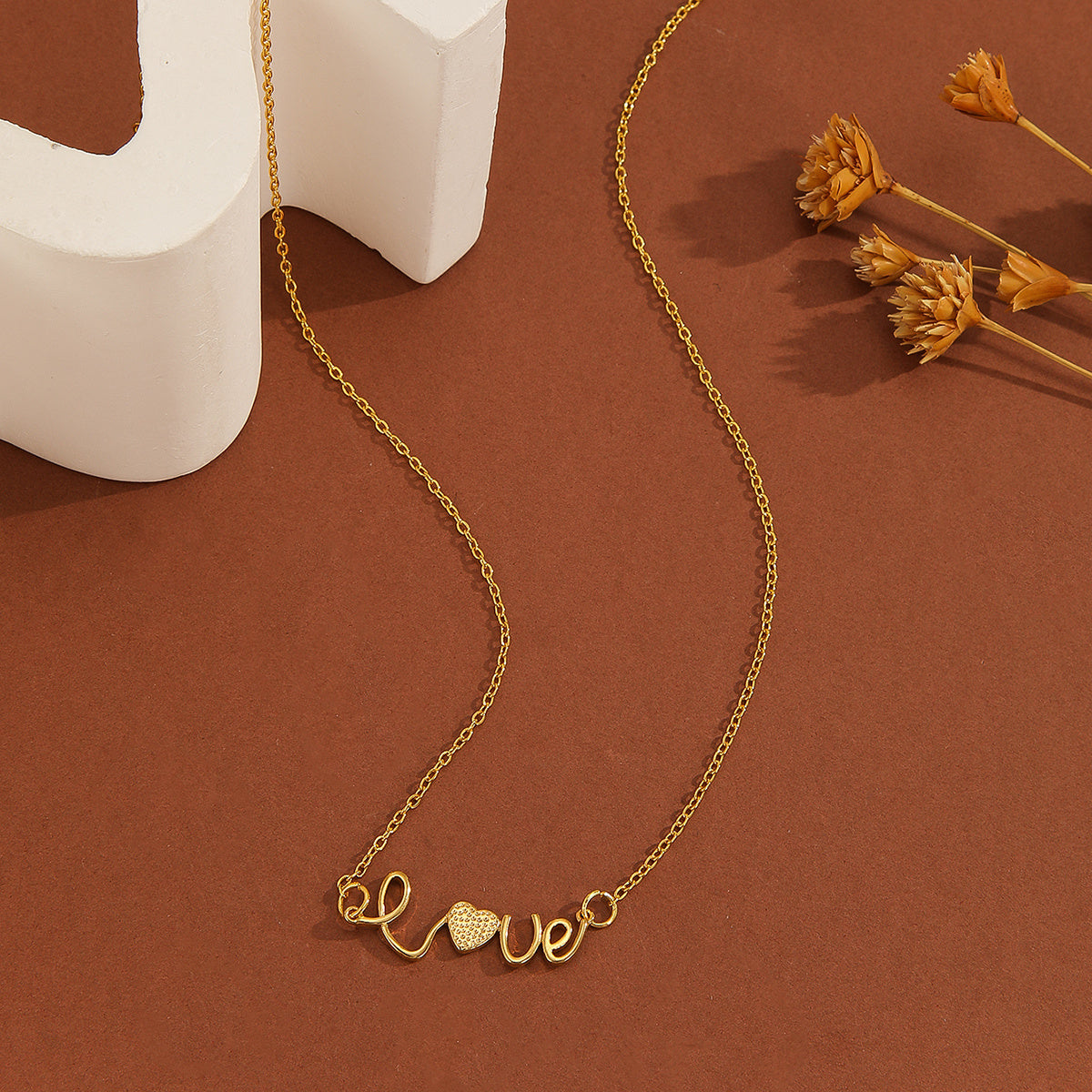 1pcs Simple Exquisite Inlaid Sparkling Diamond Symbol 8,Letter Love Pendant Necklace, Suitable For Women's Daily Wear, A Holiday Gift For Wives And Mothers - URBAN METRO