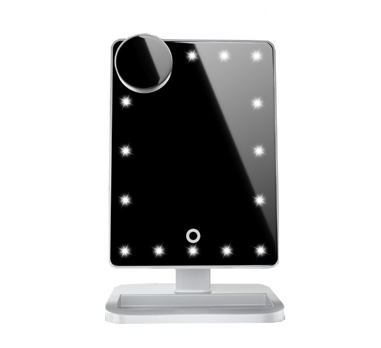 Touch Screen Makeup Mirror With 20 LED Light Bluetooth Music Speaker 10X Magnifying Mirrors Lights - URBAN METRO