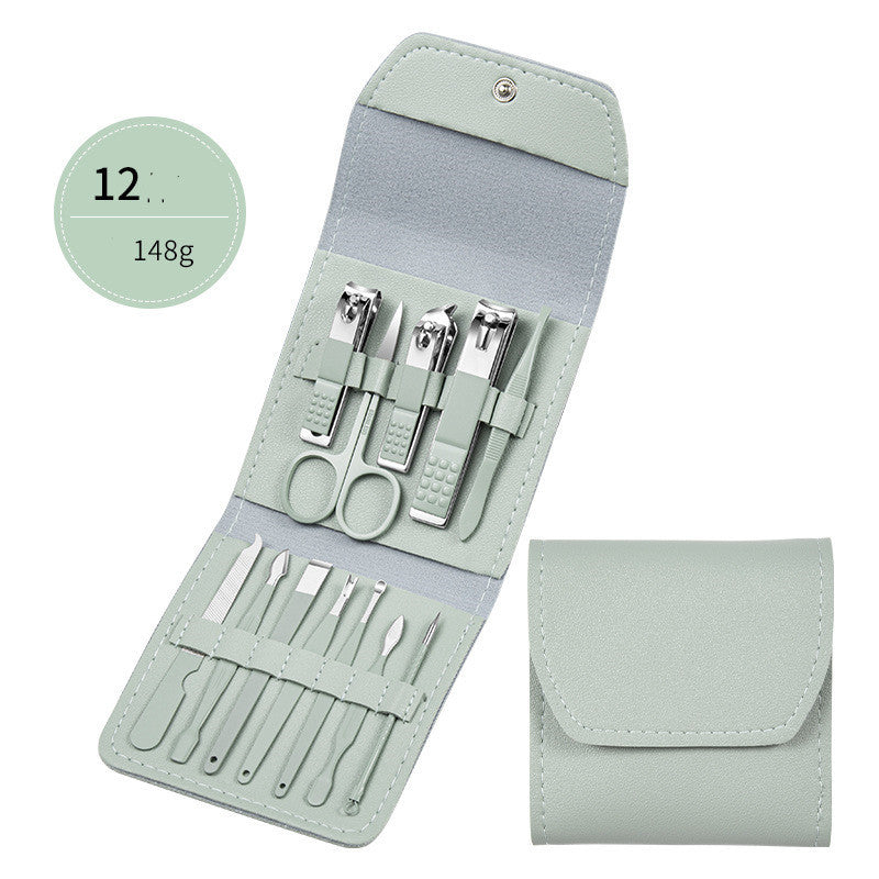 Professional Scissors Nail Clippers Set Ear Spoon Dead Skin Pliers Nail Cutting Pliers Pedicure Knife Nail Groove Trimmers - URBAN METRO