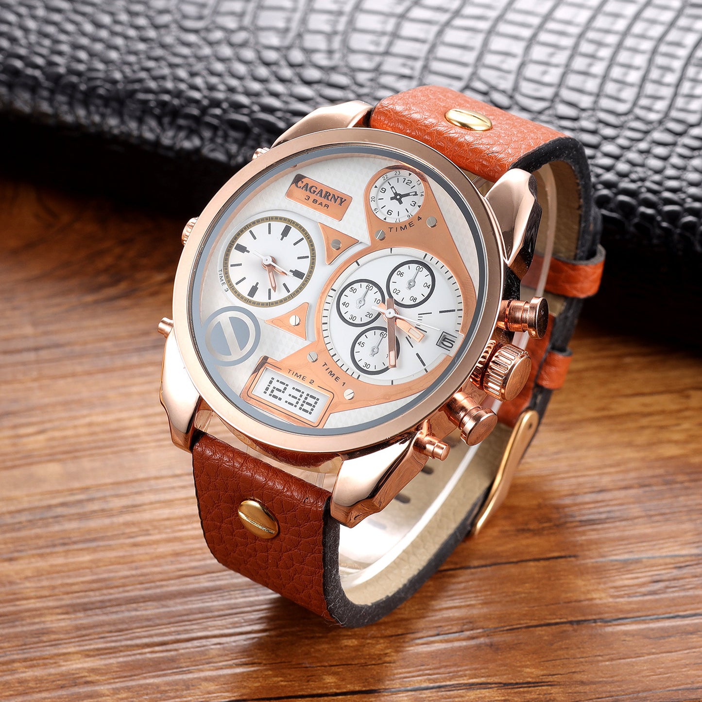 Men's Watch Quartz Calendar Belt Sports - URBAN METRO
