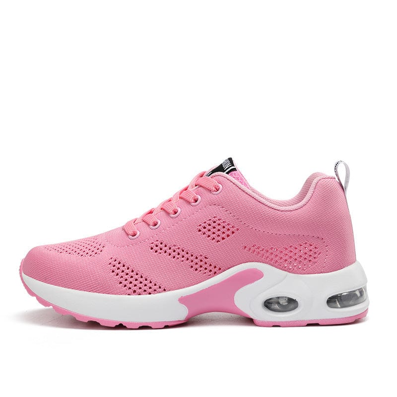 Casual Shoes Breathable Lightweight Mother Shoes Lace-up Cushioned Sneakers Women - URBAN METRO
