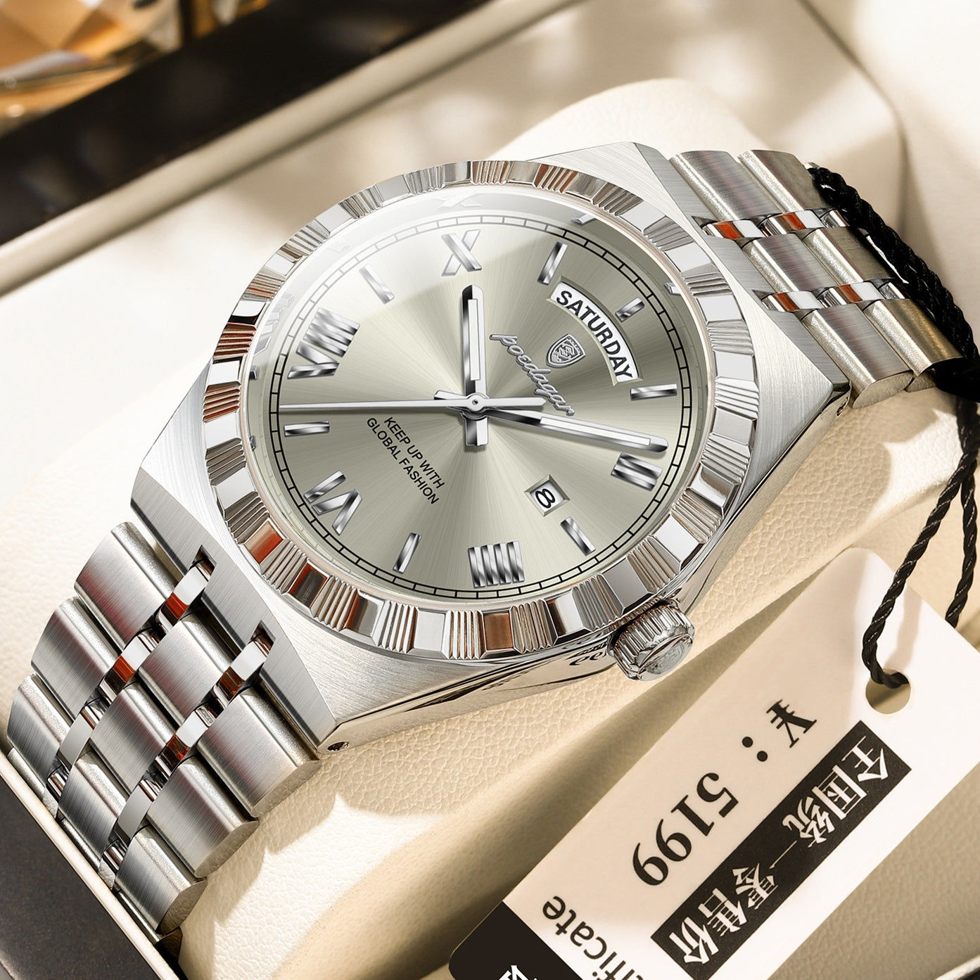 Trendy Men's Night Light Waterproof Watch - URBAN METRO