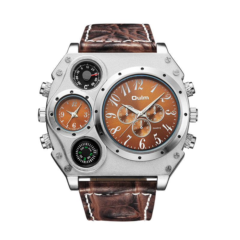 Dual time zone quartz watch for men - URBAN METRO
