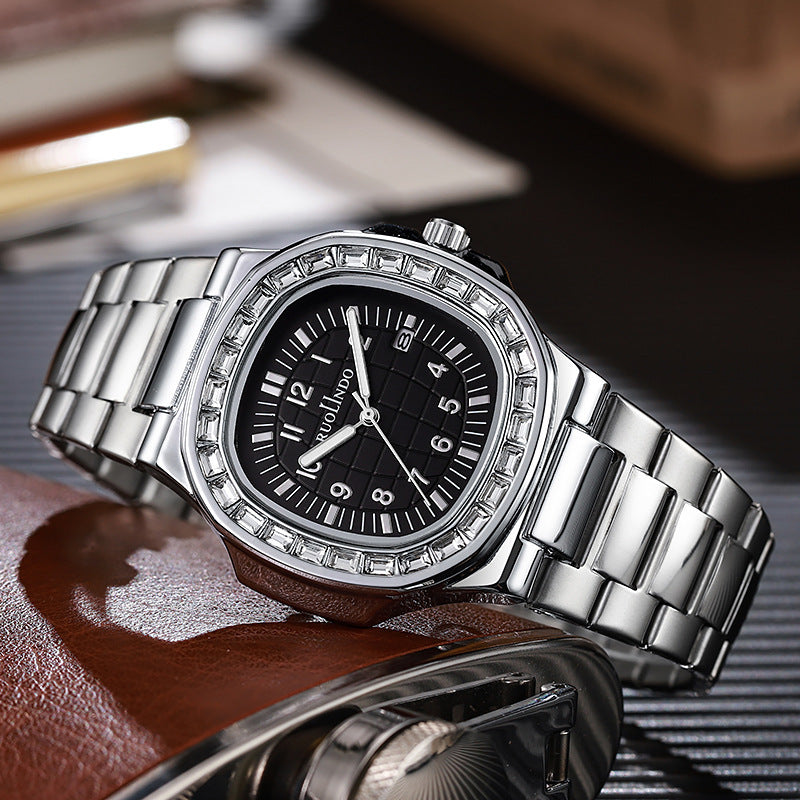 Double Calendar Advanced Stainless Steel Luminous Men's Watch - URBAN METRO