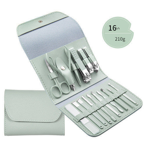 Professional Scissors Nail Clippers Set Ear Spoon Dead Skin Pliers Nail Cutting Pliers Pedicure Knife Nail Groove Trimmers - URBAN METRO