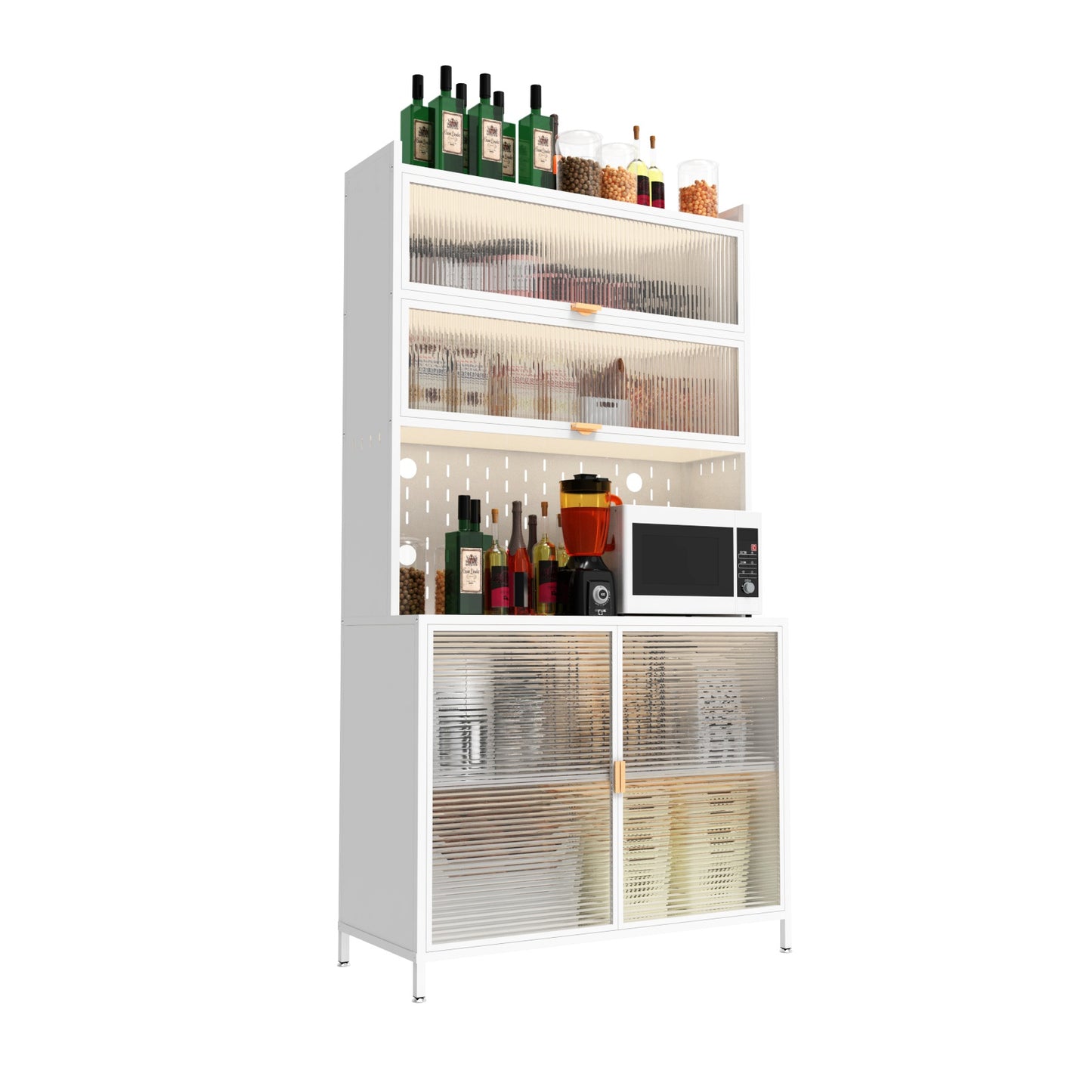 6 Level Flip Door Pantry Cabinet - URBAN METRO