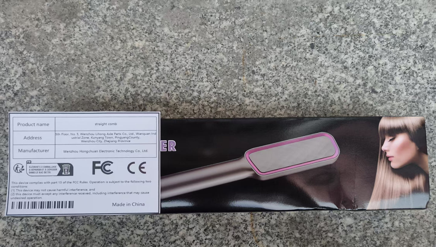 Negative Ion Straightener Comb - URBAN METRO