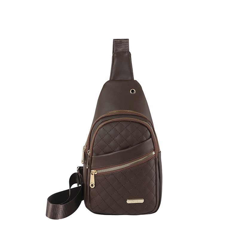 Storage Bag & Travel Bag Small Sling Bag Crossbody Chest Shoulder Water Resistant Sling Purse One Strap Travel Bag For Men Women Boys With Earphone Hole - URBAN METRO
