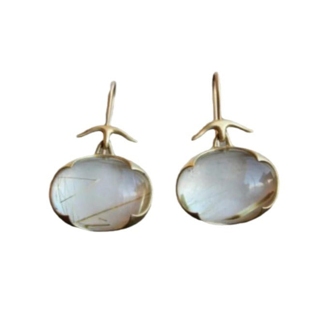 Women's Simple Fashion Personality Oval Stud Earrings - URBAN METRO