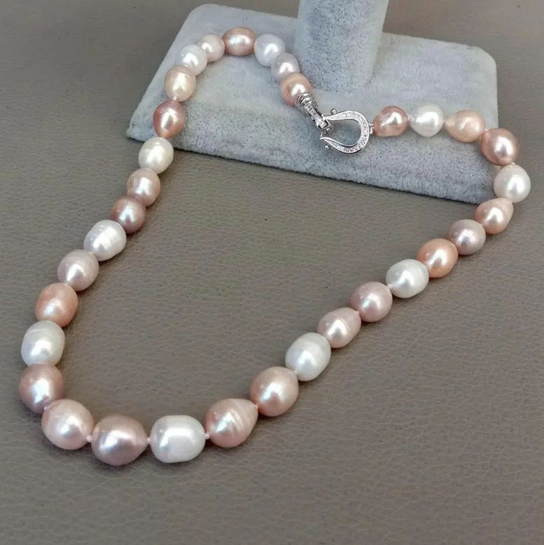 Natural Freshwater Thread Pearl Irregular Shaped Necklace - URBAN METRO