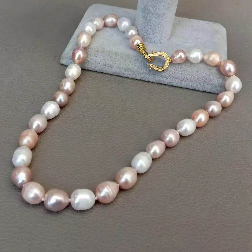 Natural Freshwater Thread Pearl Irregular Shaped Necklace - URBAN METRO