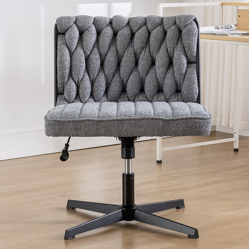 Armless Office Desk Chair No Wheels - URBAN METRO