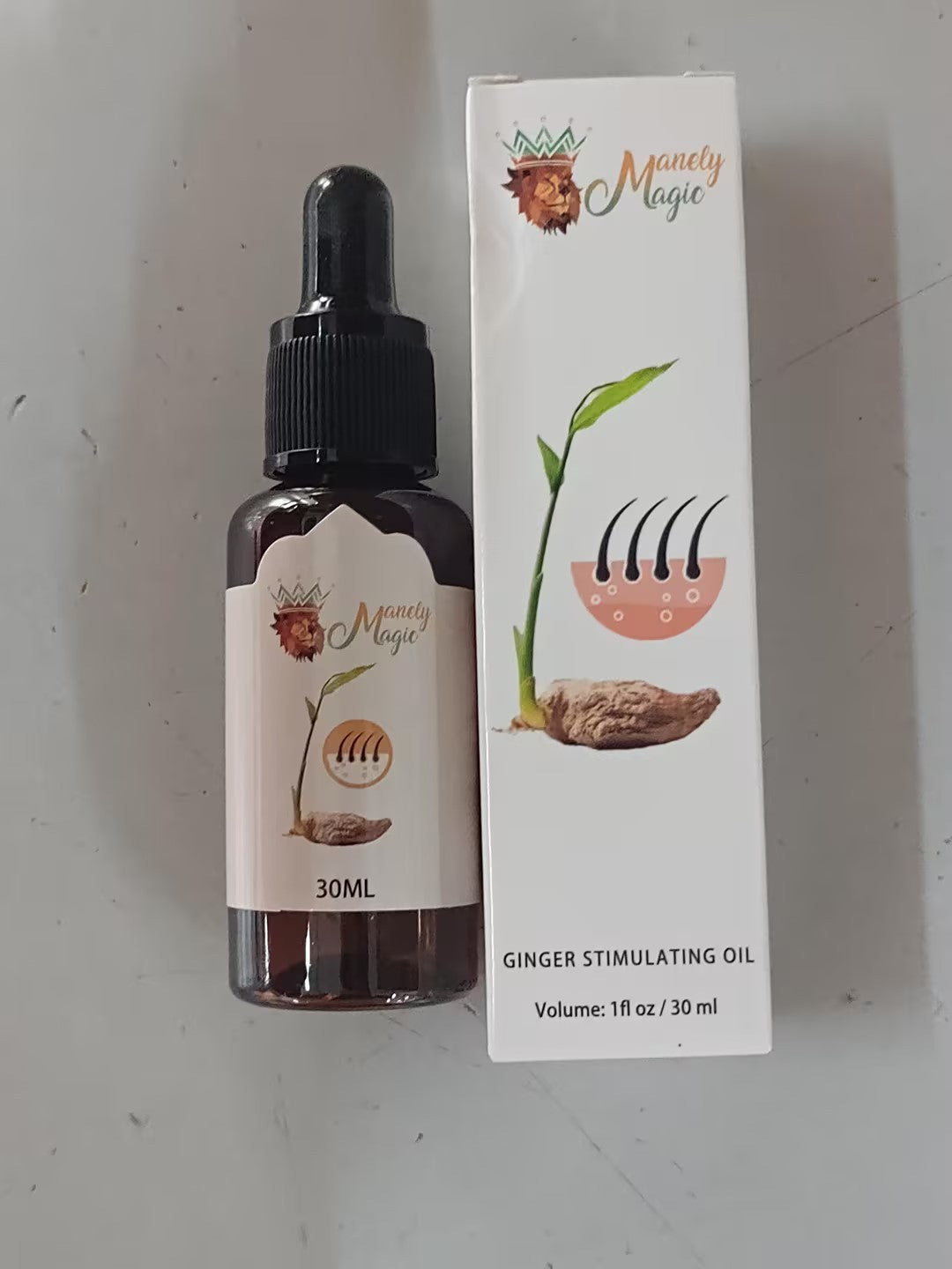 Household Ginger Hair Care Essential Oil Head - URBAN METRO
