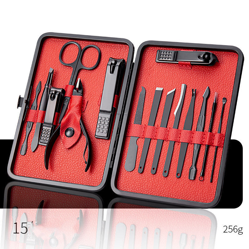 Professional Scissors Nail Clippers Set Ear Spoon Dead Skin Pliers Nail Cutting Pliers Pedicure Knife Nail Groove Trimmers - URBAN METRO