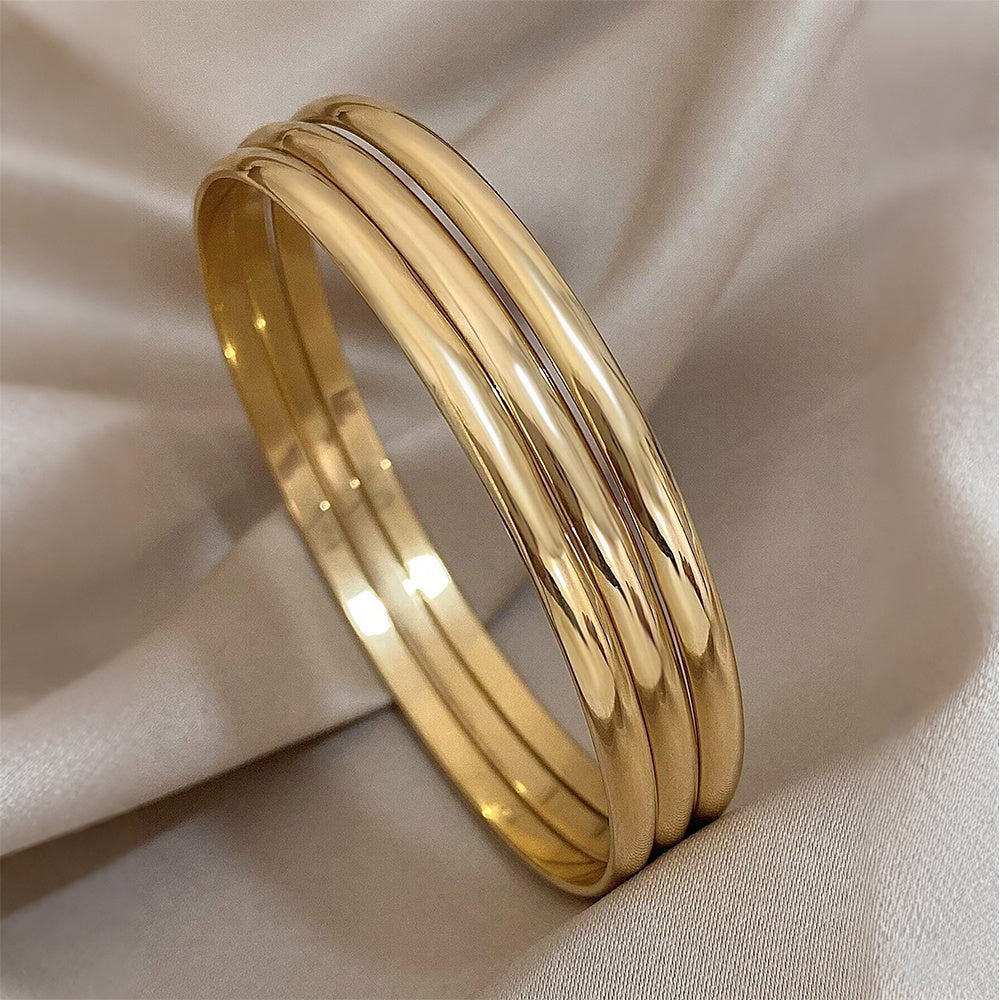 4pcs Minimalist Personalized Elemental Circle Copper Bracelet - URBAN METRO