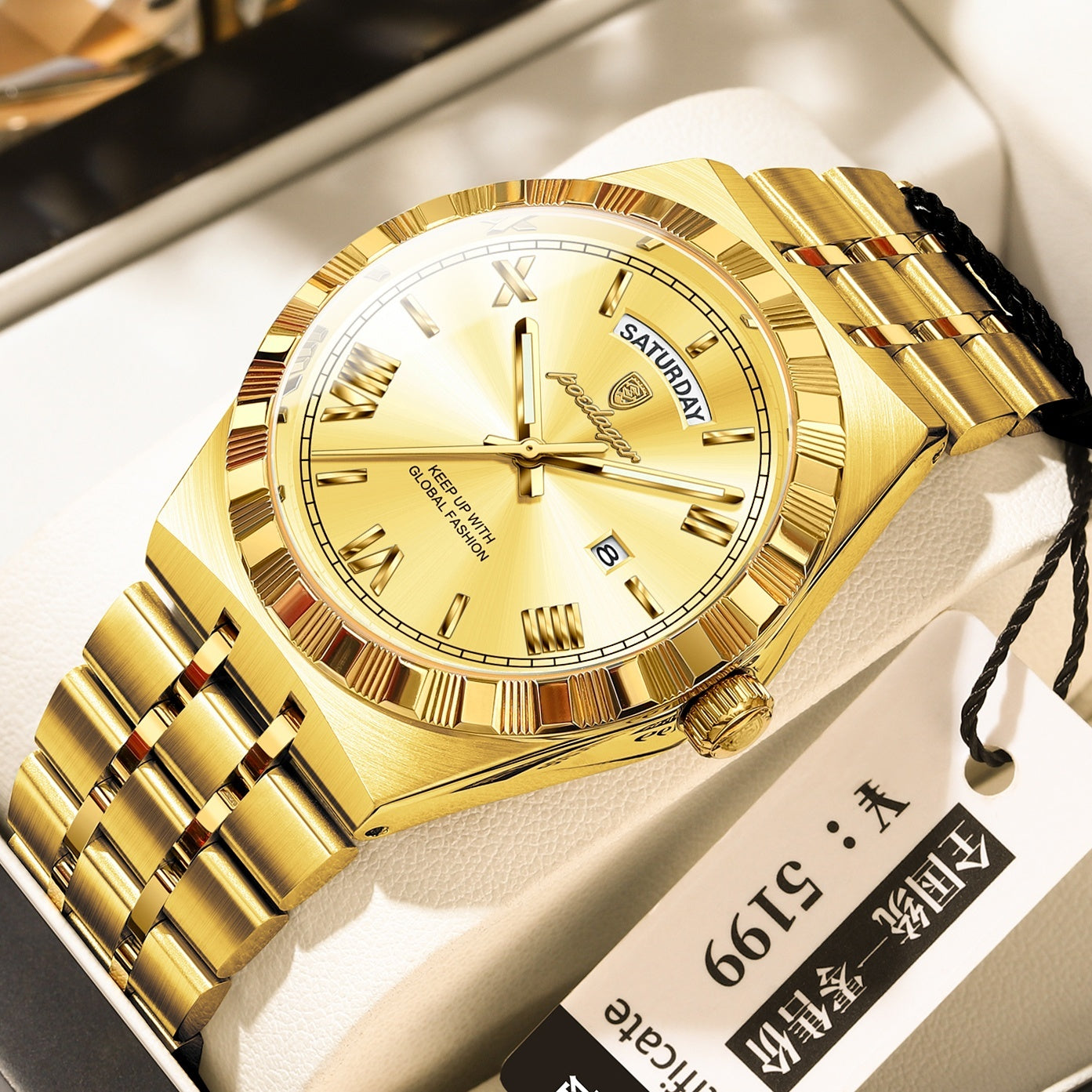 Trendy Men's Night Light Waterproof Watch - URBAN METRO