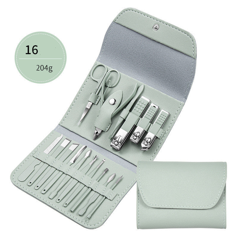 Professional Scissors Nail Clippers Set Ear Spoon Dead Skin Pliers Nail Cutting Pliers Pedicure Knife Nail Groove Trimmers - URBAN METRO
