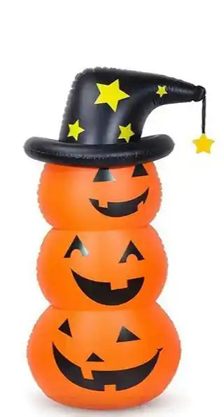 Halloween Inflatable Ghost Pumpkin | Outdoor Luminous Decoration