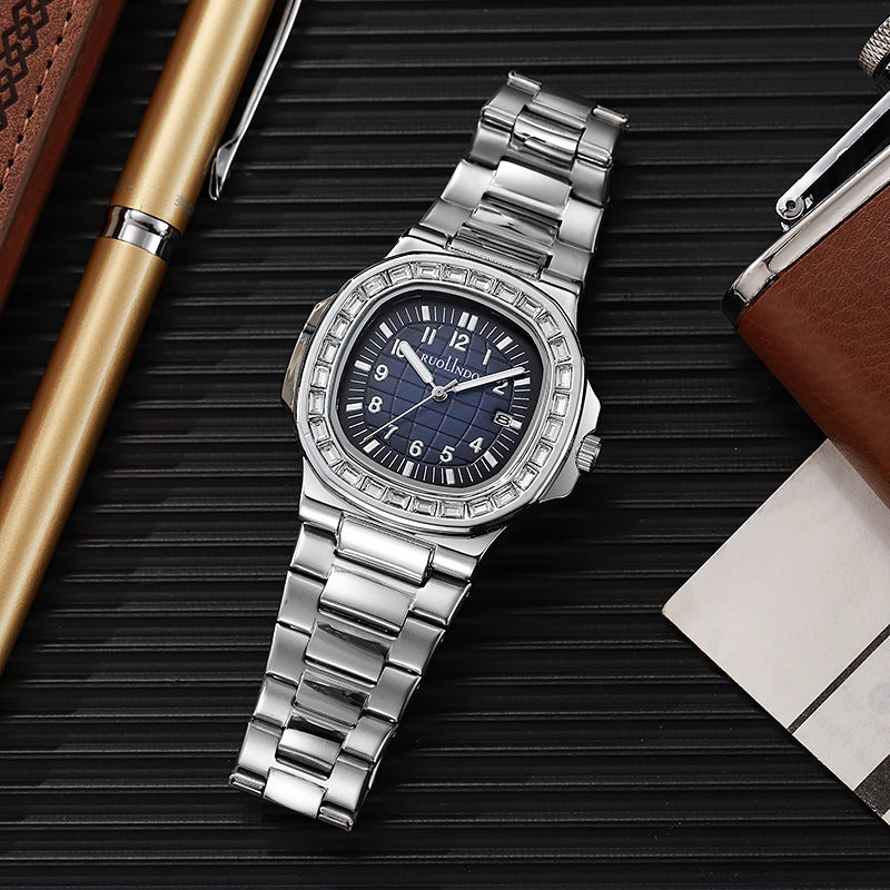 Double Calendar Advanced Stainless Steel Luminous Men's Watch - URBAN METRO