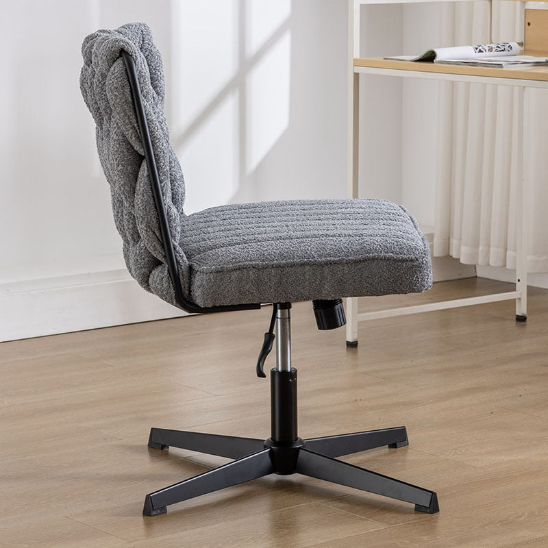 Armless Office Desk Chair No Wheels - URBAN METRO