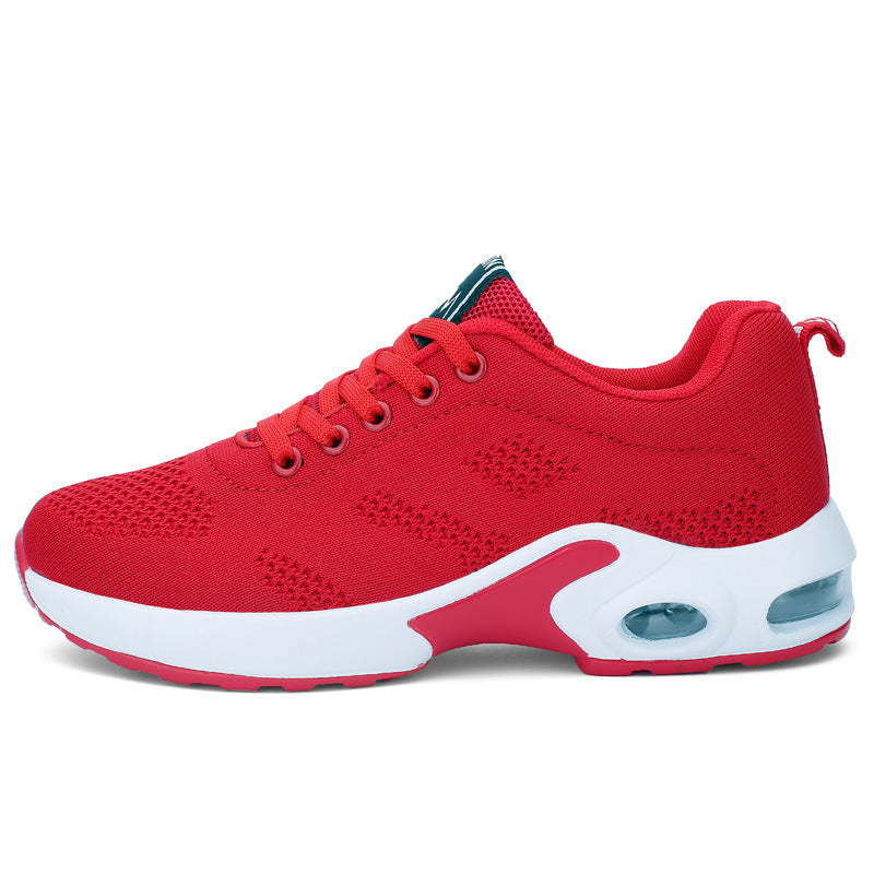 Casual Shoes Breathable Lightweight Mother Shoes Lace-up Cushioned Sneakers Women - URBAN METRO