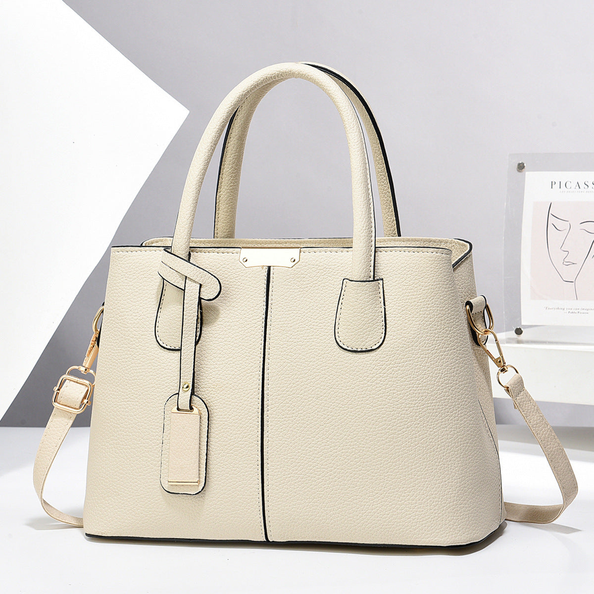Women PU Leather Handbags Ladies Large Capacity Tote Bag Female Square Shoulder Bags New Fashion Crossbody Bags - URBAN METRO