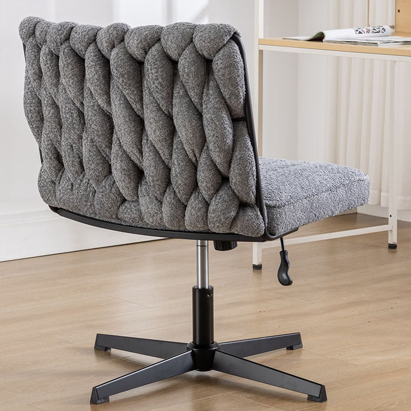 Armless Office Desk Chair No Wheels - URBAN METRO