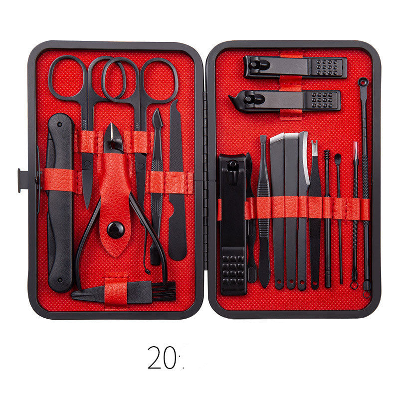 Professional Scissors Nail Clippers Set Ear Spoon Dead Skin Pliers Nail Cutting Pliers Pedicure Knife Nail Groove Trimmers - URBAN METRO