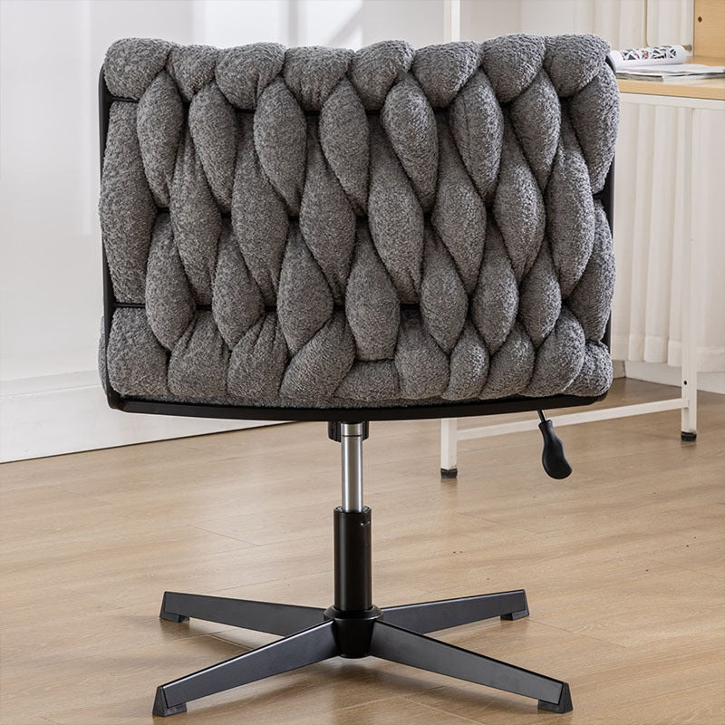 Armless Office Desk Chair No Wheels - URBAN METRO