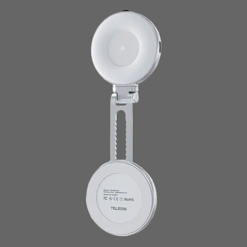 Mobile phone magnetic suction beauty fill light with LED ring for selfies, video calls, and live streaming