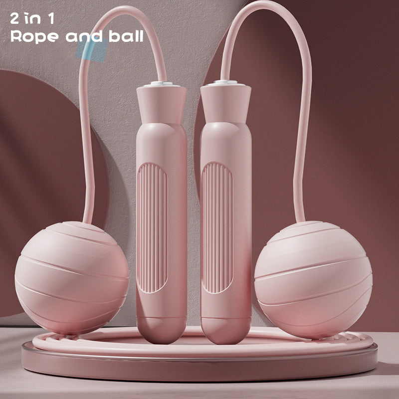 Adjustable Skipping 'Jump Rope, Durable Men Women Speed Cardio Endurance Jump Rope Jump Rope For Fitness With 2 In 1 Training Adjustable Ropeless Skipping Jump Ropes For Fitness For Women - URBAN METRO