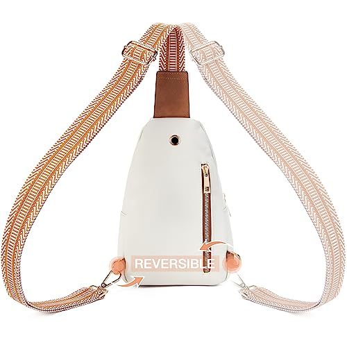 Sling Bag For Women Crossbody Fanny Packs For Women Leather Sling Chest Bag With Adjustable Strap Beige Brown - URBAN METRO
