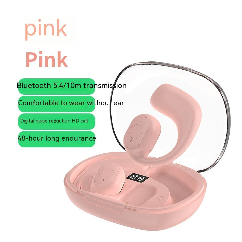 Digital Display Screen Leisure Sports Bluetooth Headset For Bone Conduction - URBAN METRO