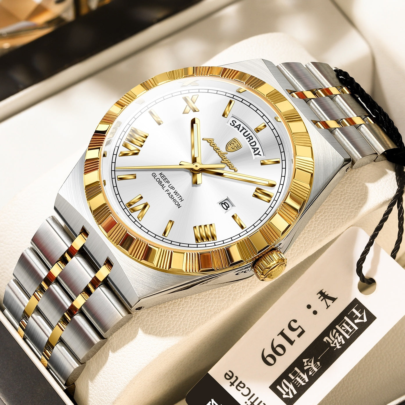 Trendy Men's Night Light Waterproof Watch - URBAN METRO