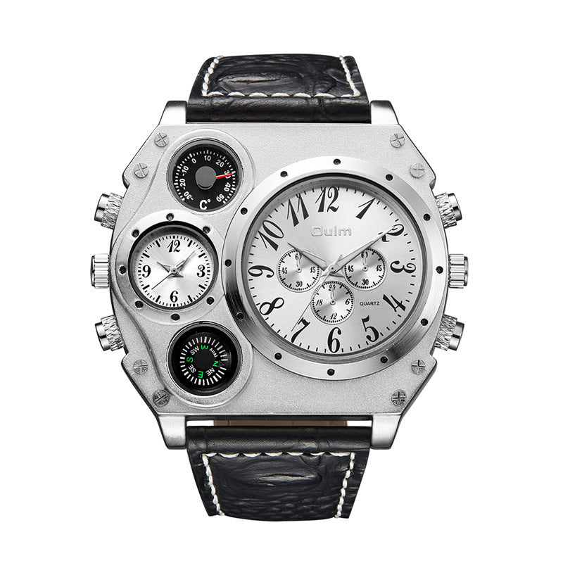 Dual time zone quartz watch for men - URBAN METRO