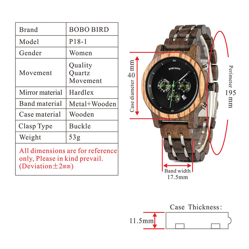 Wooden Watch For Men - URBAN METRO