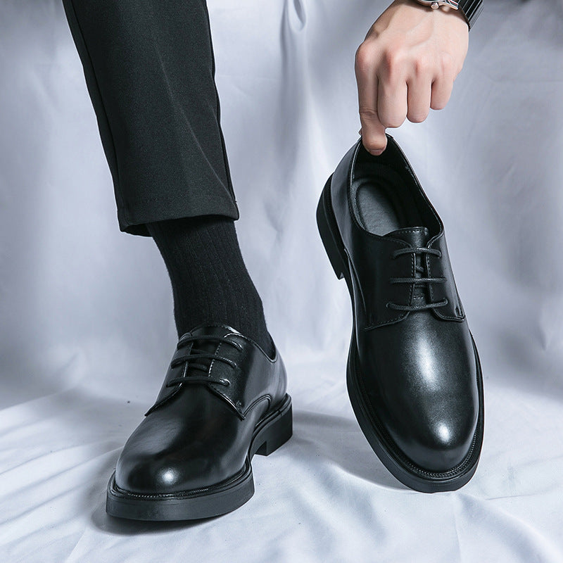 Premium Black & Brown Leather Formal Shoes for Men | Classic Office & Wedding Wear - URBAN METRO