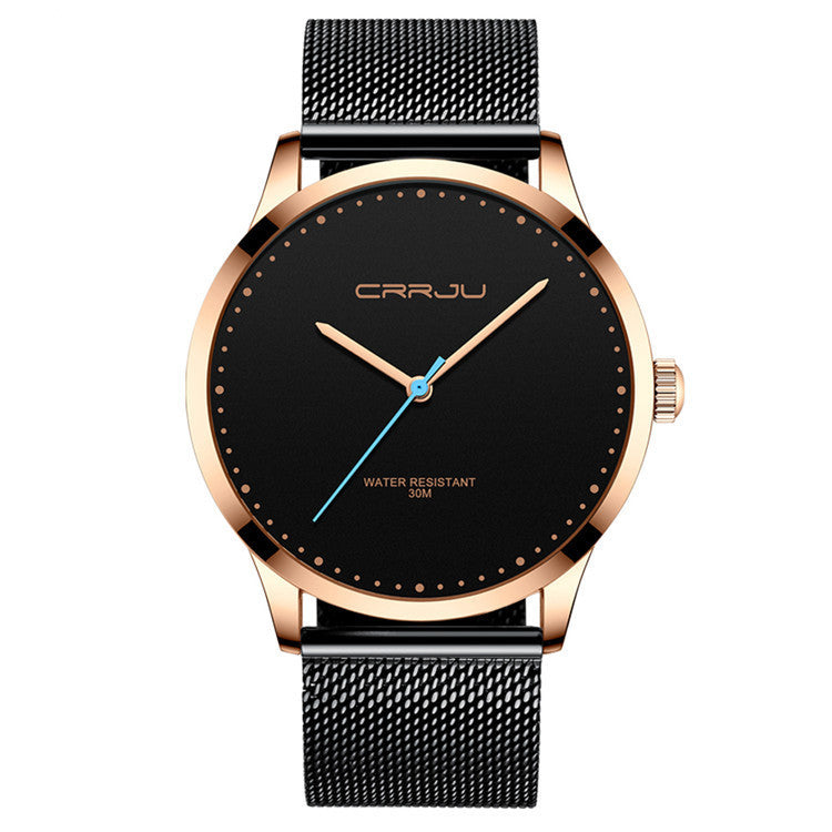 Stainless Steel Mesh Belt Fashion Watch Men - URBAN METRO