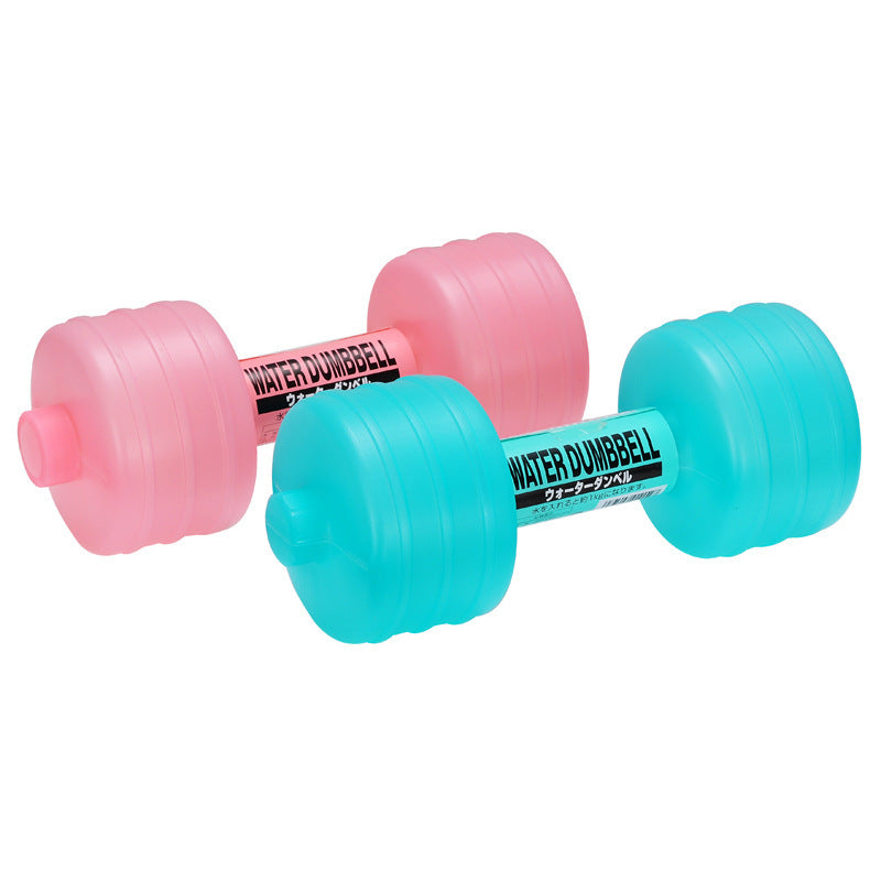 Body Building Water Dumbbell Weight Dumbbells Slimming Fitness Gym Equipment Yoga for Training Sport Plastic Bottle Exercise - URBAN METRO