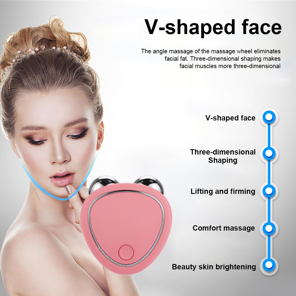 Micro Current Beauty Instrument Roller Instrument Beauty Massager Face - URBAN METRO