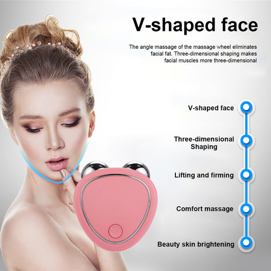Micro Current Beauty Instrument Roller Instrument Beauty Massager Face - URBAN METRO