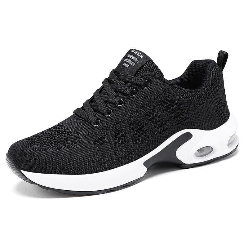 Casual Shoes Breathable Lightweight Mother Shoes Lace-up Cushioned Sneakers Women - URBAN METRO