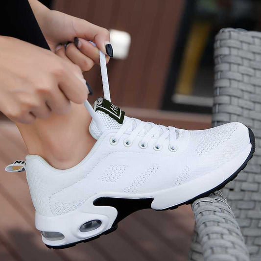 Ghost Step Dance Shoes Women's Mesh Sports Dance Shoes Soft Sole Square Dance Shoes - URBAN METRO
