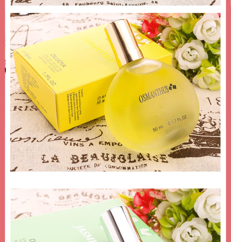 Women's Perfume Floral  Light Fragrance Fragrance Student Jasmine Rose Osmanthus Perfume - URBAN METRO